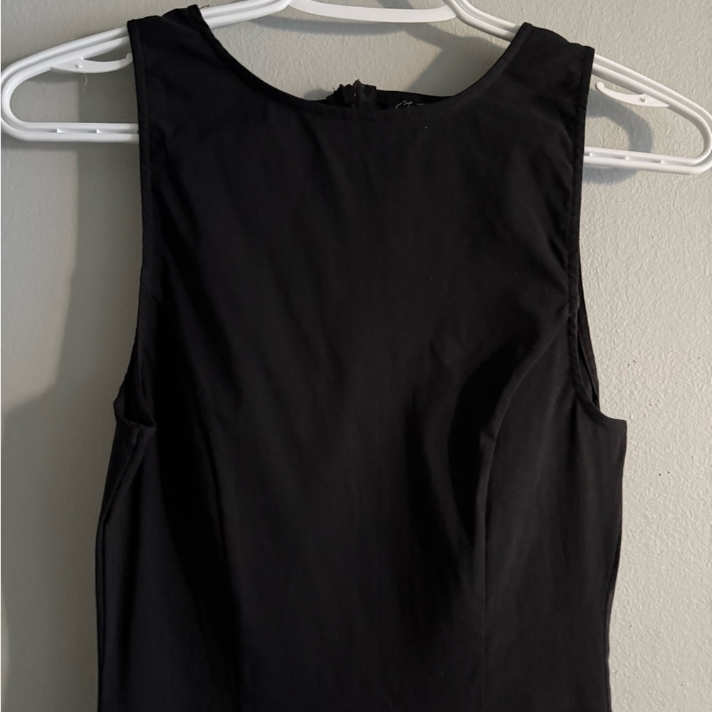 Bubble skirt Black Sleeveless Bodycon Dress size S - Picture 6 of 11